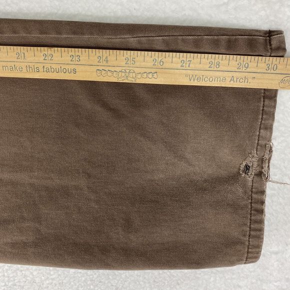 Vintage Tony Hawk Cargo Skater Pants Y2K Size 34x32 Brown Skateboarding Grunge - Picture 15 of 16